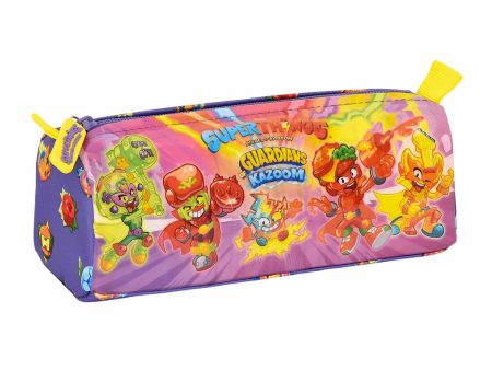 School Case SuperThings Guardians of Kazoom Purple Yellow (21 x 8 x 7 cm) For Cheap