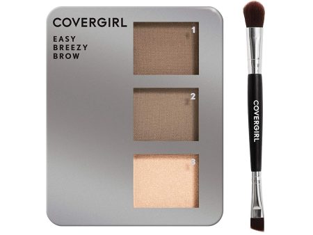 COVERGIRL - Easy Breezy Brow Powder Kit, Soft Brown - 0.14 oz. (4 g) Online Hot Sale