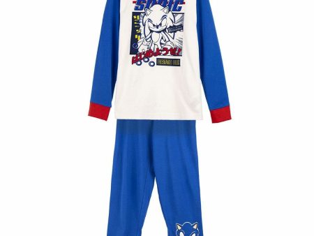 Children s Pyjama Sonic Blue Cheap