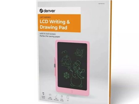 LCD Writing and Drawing Tablet Denver Electronics LWT-14510BU Hot on Sale