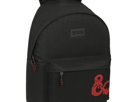 School Bag Dungeons & Dragons   31 x 41 x 16 cm Black Cheap