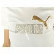 Women’s Short Sleeve T-Shirt Puma Graphic Tee White Supply