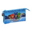 Triple Carry-all PJ Masks Blue 22 x 12 x 3 cm Online now