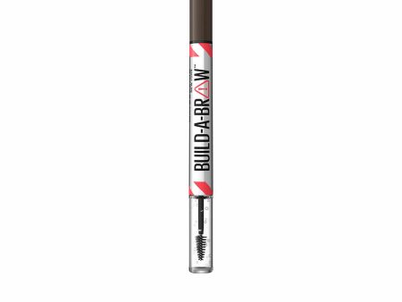 Eyebrow Pencil Maybelline Build A Brow Nº 260 deep brown 15,3 ml 2-in-1 For Sale