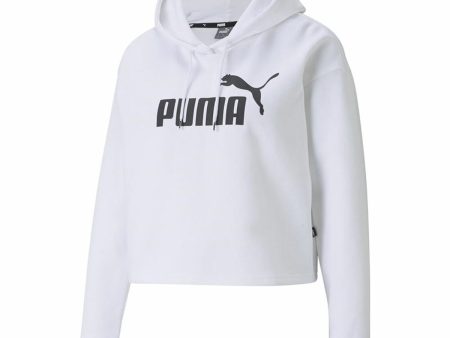 Women’s Hoodie Puma Essentials Logo White For Sale