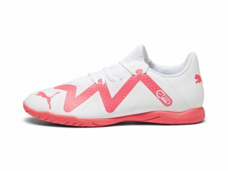 Adult s Football Boots Puma Future Play It White Pink Hot on Sale