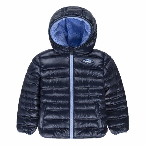 Children s Jacket Levi s Lined Mdwt Puffer J Dress Dark blue Fashion