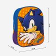 3D School Bag Sonic Orange Blue 25 x 31 x 9 cm Online