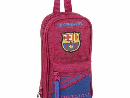 Backpack Pencil Case F.C. Barcelona 12 x 23 x 5 cm (33 Pieces) For Sale