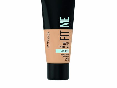 Crème Make-up Base Maybelline Fit Me Poreless Nº 220 30 ml For Sale