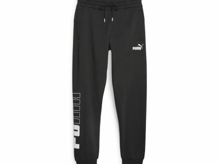 Adult s Tracksuit Bottoms Puma Power Men Black on Sale