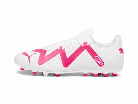 Adult s Football Boots Puma Future Play MG White Fuchsia For Discount