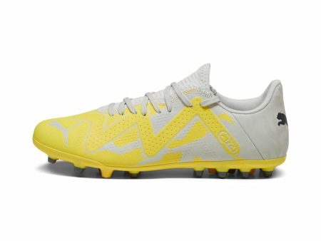 Adult s Football Boots Puma Future Play MG Yellow Grey Online