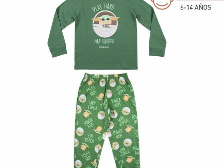 Children s Pyjama The Mandalorian Dark green For Cheap