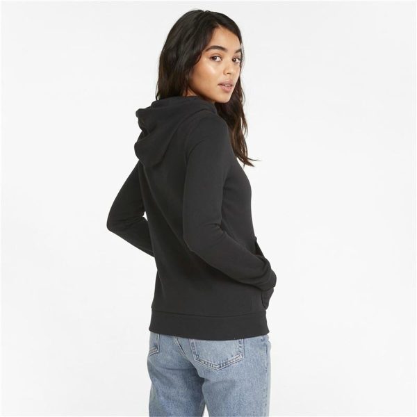 Women’s Hoodie Puma Essentials+ Embroidery Black Discount