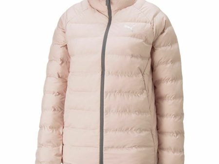 Women s Sports Jacket Puma Active Polyball Light Pink For Discount