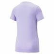 Women’s Short Sleeve T-Shirt Puma Ess+ Nova Shine  Lavendar Lady Discount