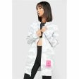 Women s Sports Jacket Calvin Klein Full Zip White Online Hot Sale