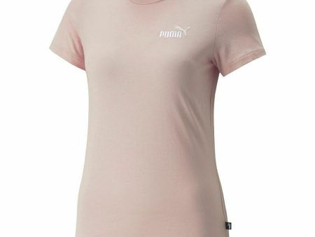 Women’s Short Sleeve T-Shirt Puma Essentials+ Embroidery Fashion