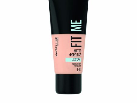 Crème Make-up Base Maybelline Fit Me Poreless Nº 130 30 ml Online Hot Sale