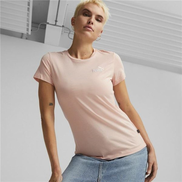 Women’s Short Sleeve T-Shirt Puma Light Pink Hot on Sale