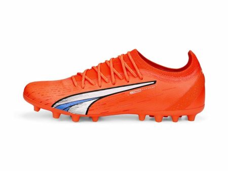 Adult s Football Boots Puma  Ultra Ultimate Mg  Orange Unisex Hot on Sale