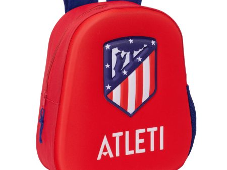 3D School Bag Atlético Madrid Red 27 x 33 x 10 cm Online Sale