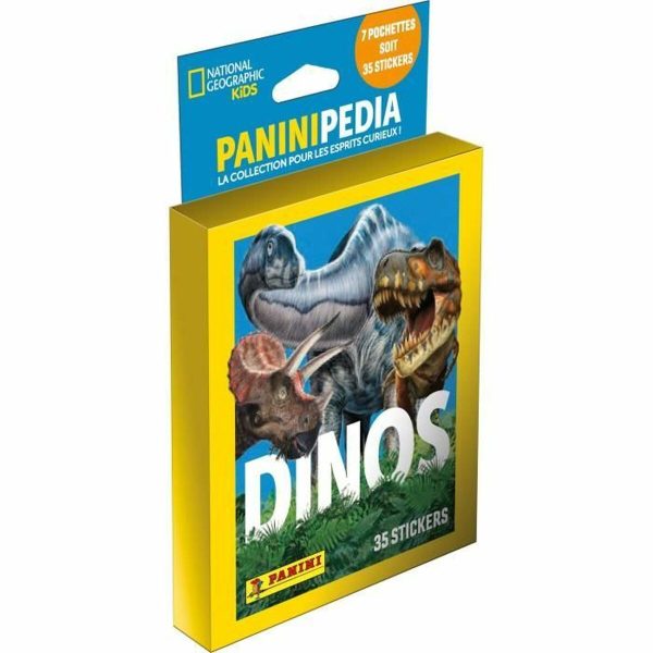 Pack of stickers Panini National Geographic - Dinos (FR) 7 Envelopes For Discount