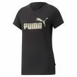 Women’s Short Sleeve T-Shirt Puma Essentials+ Nova Shine Black Online now