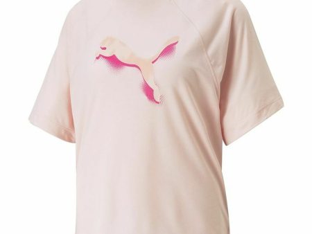 Women’s Short Sleeve T-Shirt Puma Modernoversi Pink on Sale