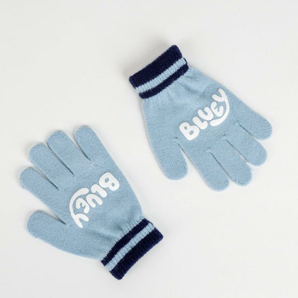 Hat & Gloves Bluey Blue For Discount