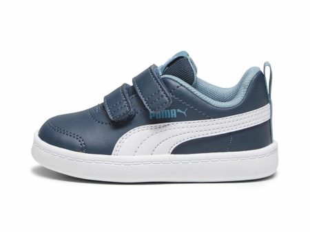 Sports Shoes for Kids Puma Courtflex V2 V Blue For Discount