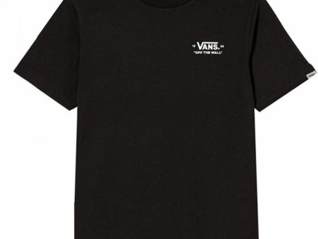 Child s Short Sleeve T-Shirt Vans Mini Scrip Black Discount