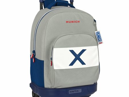 3D School Bag with Wheels Munich College 33 x 22 x 45 cm Online