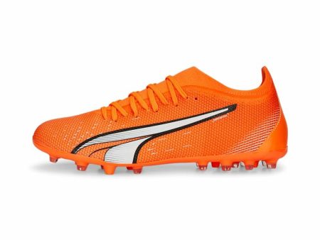 Adult s Football Boots Puma Ultra Match Mg Orange Unisex on Sale