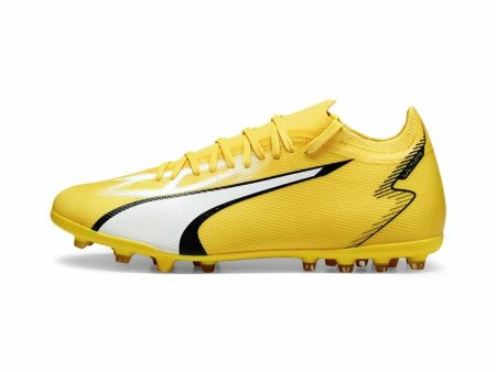 Adult s Football Boots Puma Ultra Match MG Yellow on Sale