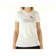 Women’s Short Sleeve T-Shirt Puma Graphic Tee White Supply