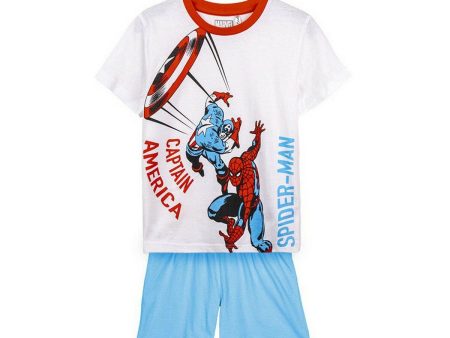 Children s Pyjama The Avengers Grey Blue White Fashion