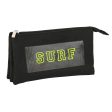 Triple Carry-all Safta Surf Black (22 x 12 x 3 cm) Online Sale