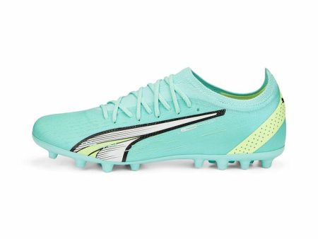 Adult s Football Boots Puma Ultimate Mg Electric  Turquoise Unisex Sale