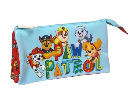 Triple Carry-all The Paw Patrol Funday Red Light Blue (22 x 12 x 3 cm) For Discount