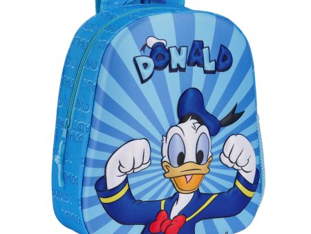 3D Child bag Donald Blue 27 x 33 x 10 cm Cheap